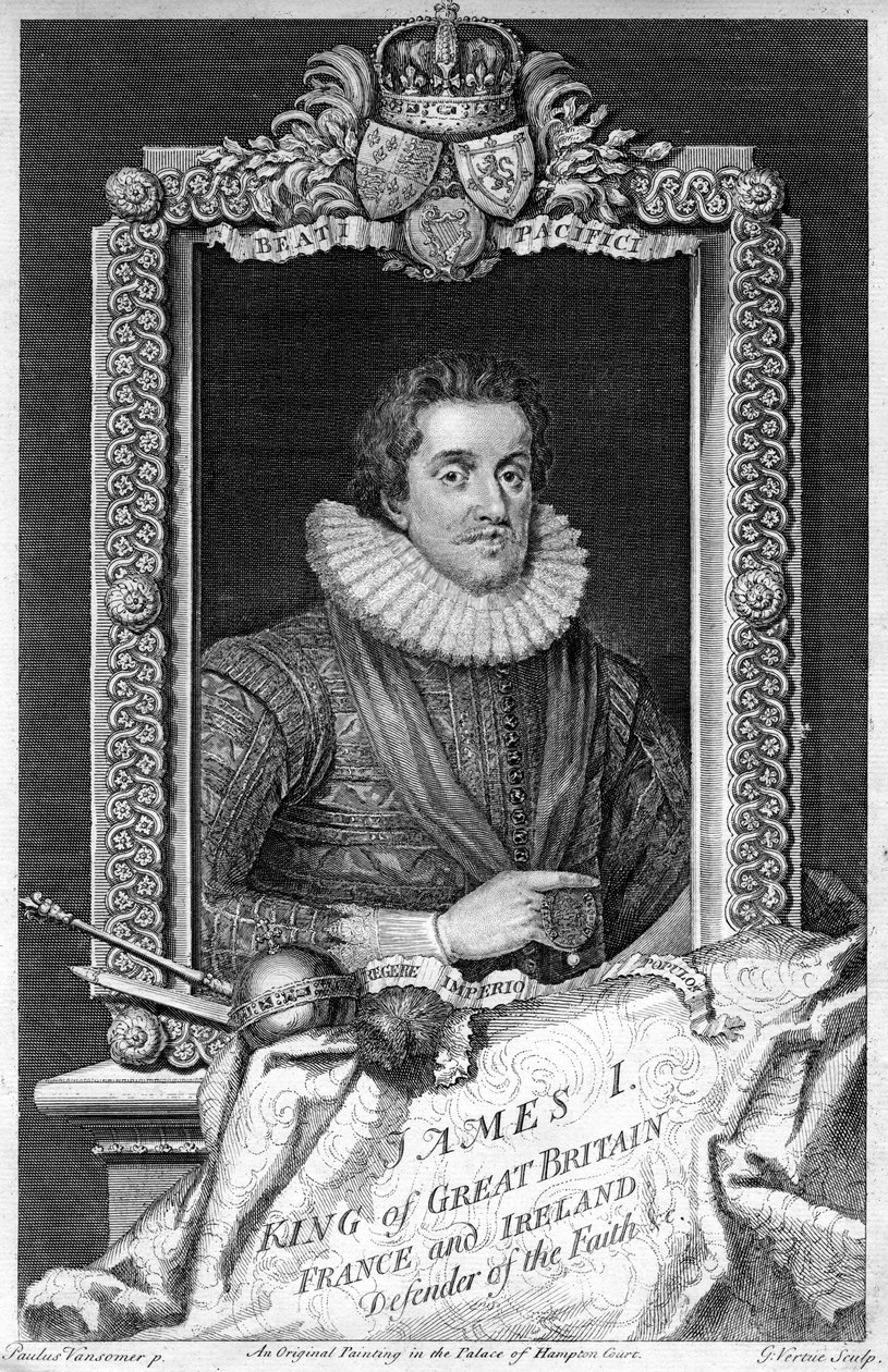James I da Inglaterra, século XVII. de George Vertue