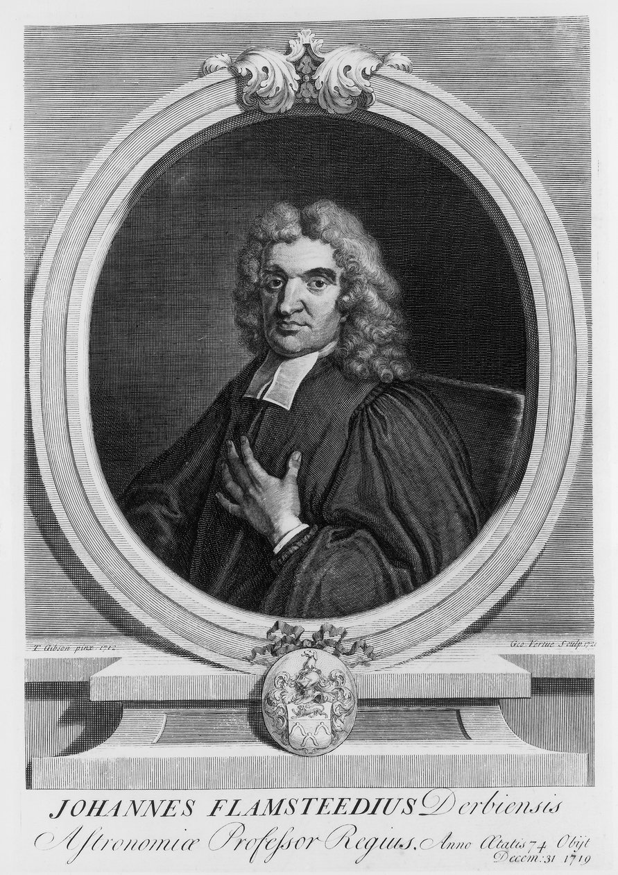 John Flamsteed, astrônomo, 1712 de George Vertue