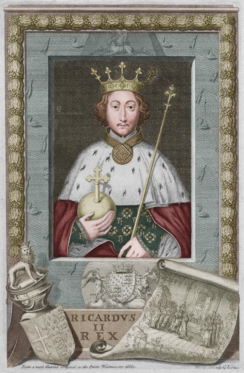 Rei Ricardo II, 1735 de George Vertue
