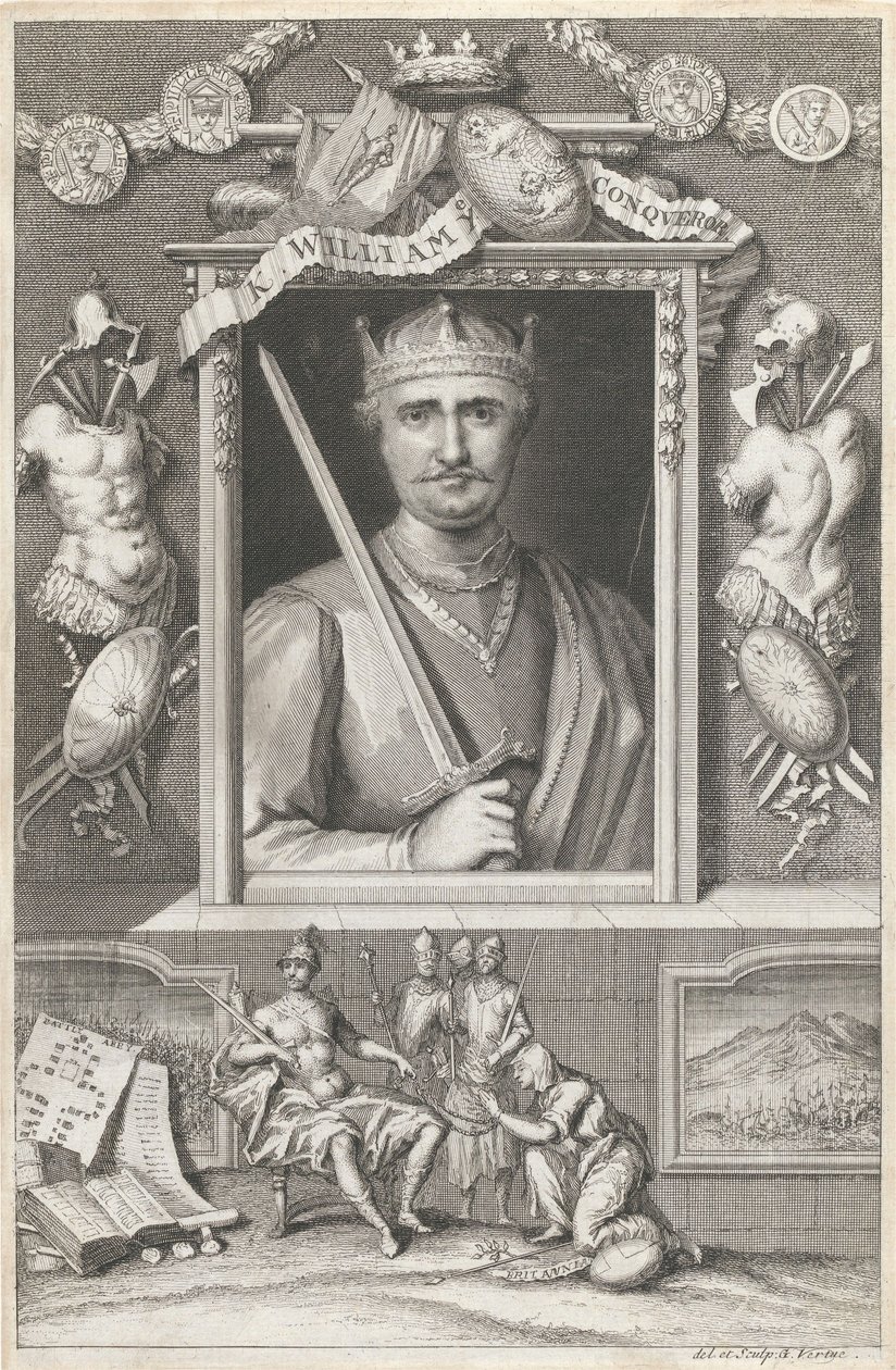 O rei Guilherme, o Conquistador de George Vertue