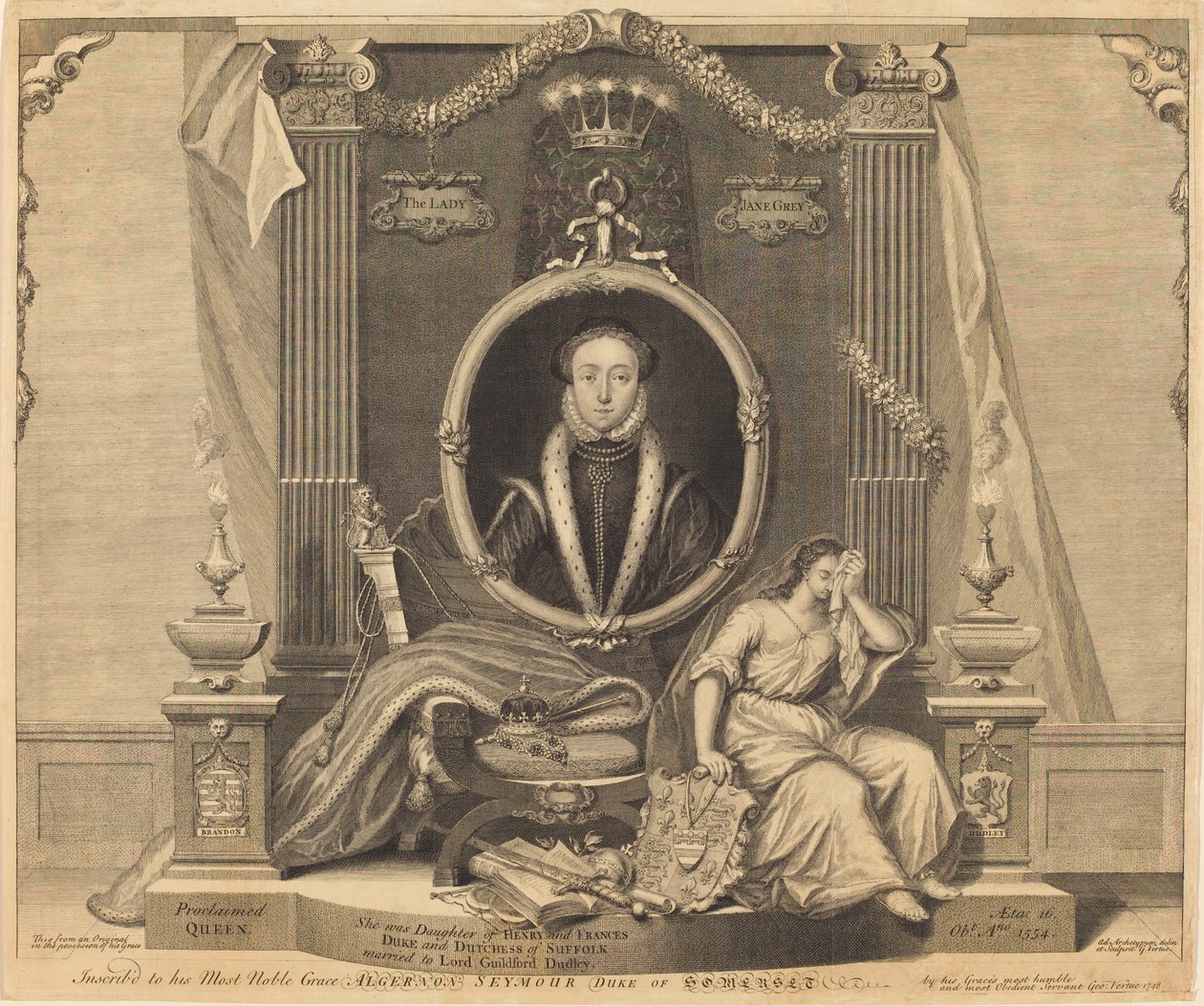 Lady Jane Grey de George Vertue