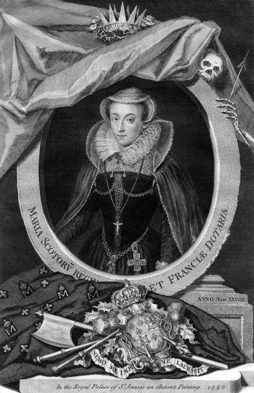 Maria, rainha da Escócia, 1735. de George Vertue