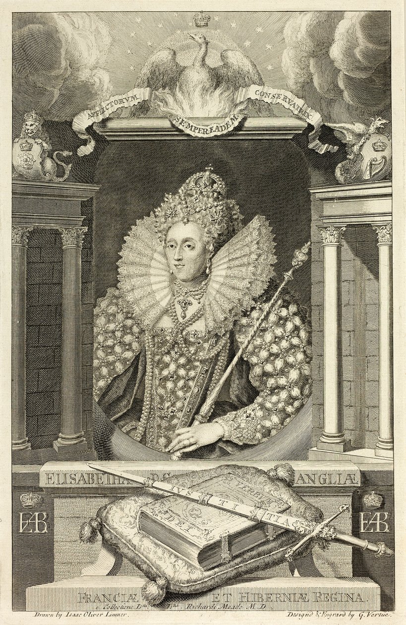 Rainha Elizabeth I de George Vertue