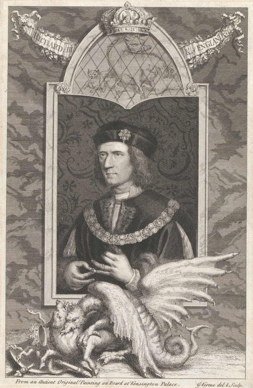 Ricardo III, rei de Inglaterra de George Vertue
