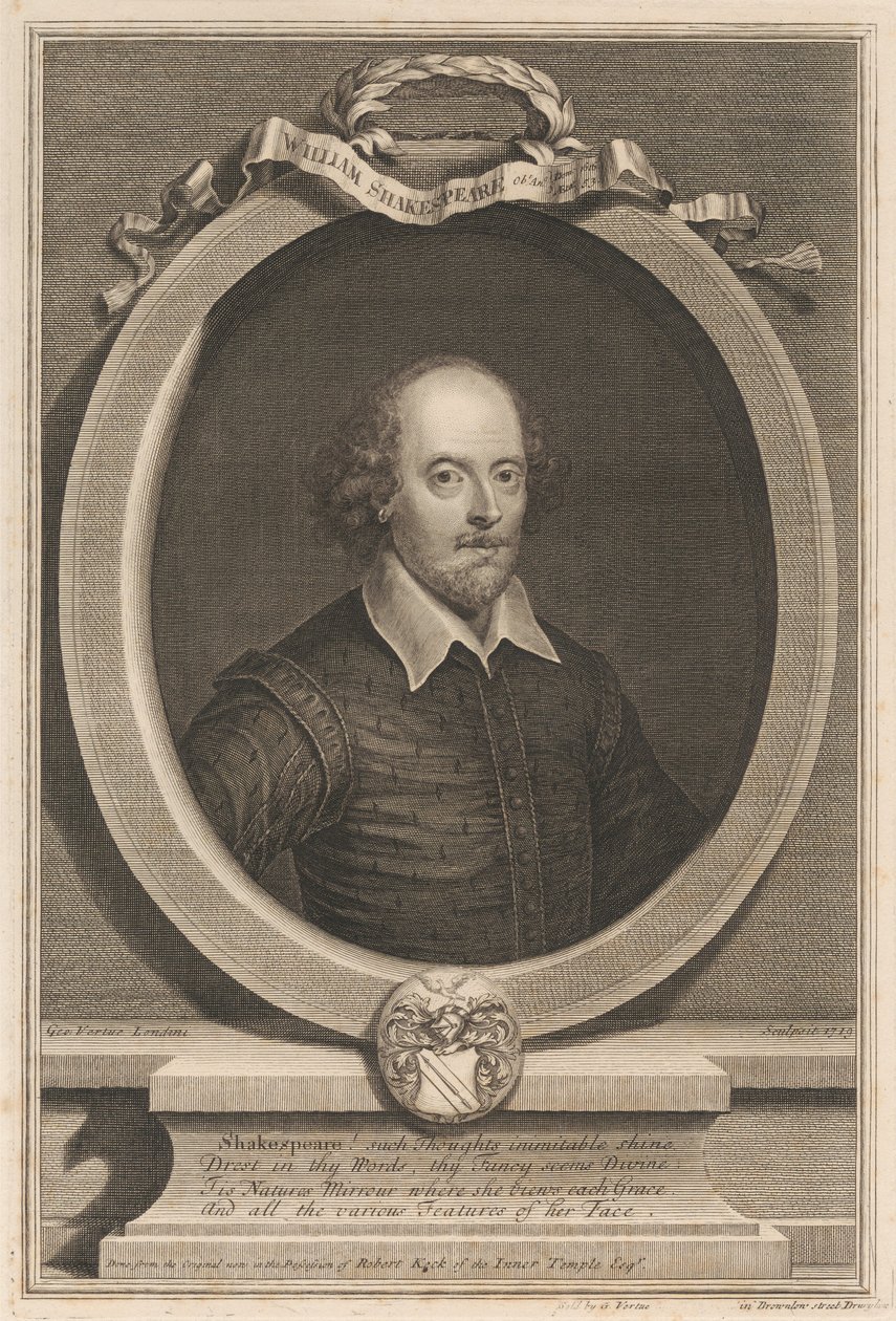 William Shakespeare de George Vertue