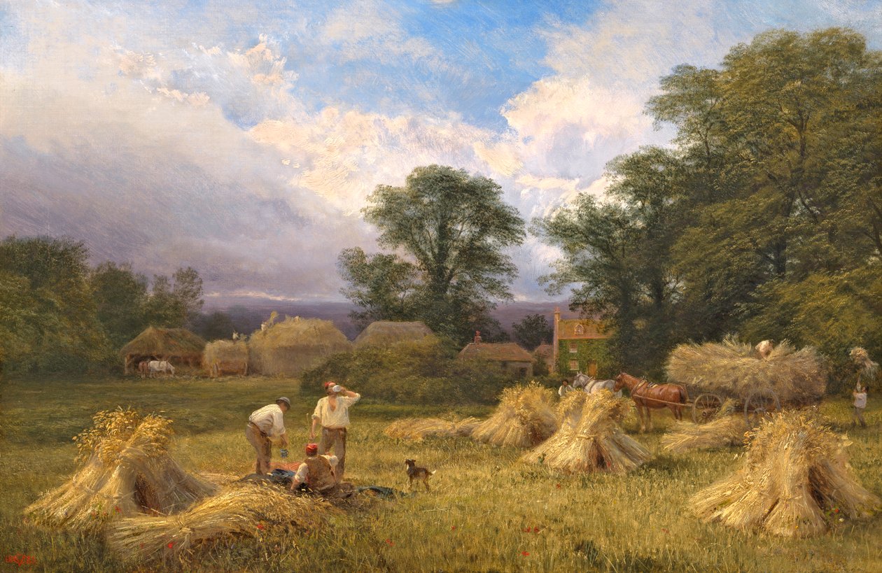 Hora da Colheita, 1883 de George Vicat Cole