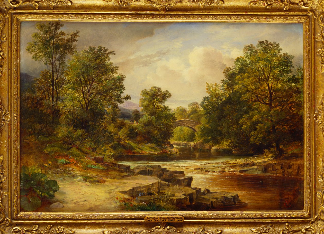 Langdale Pikes, Westmorland de George Vicat Cole