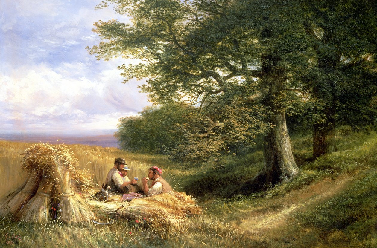 As colheitadeiras, 1881 de George Vicat Cole