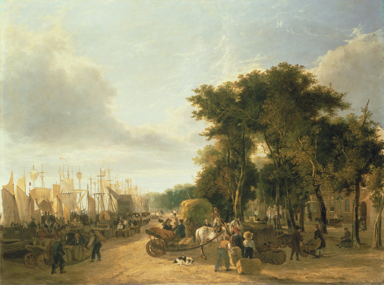 Yarmouth Quay, 1823 de George Vincent