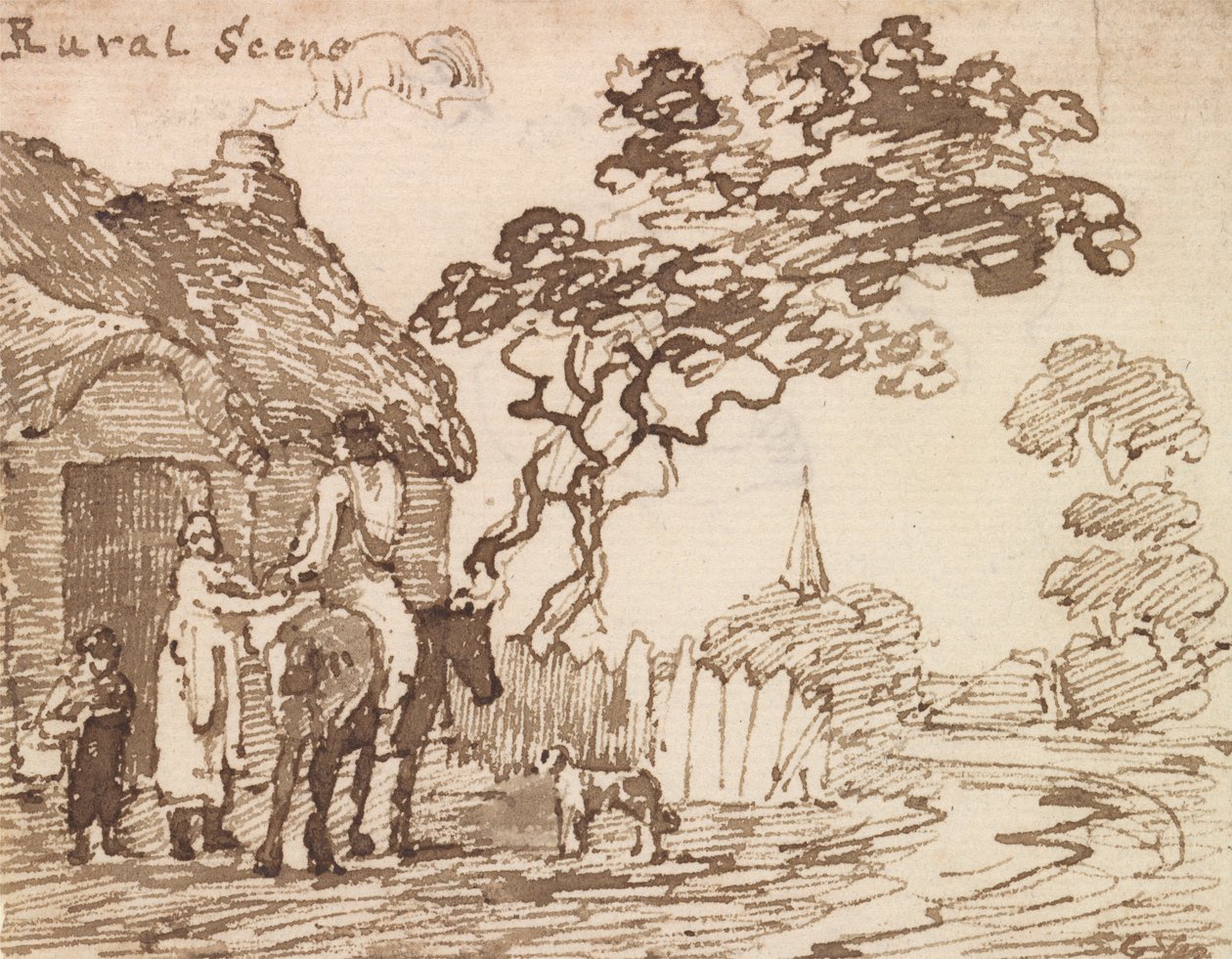Cena Rural | George Walker | Impressão de arte