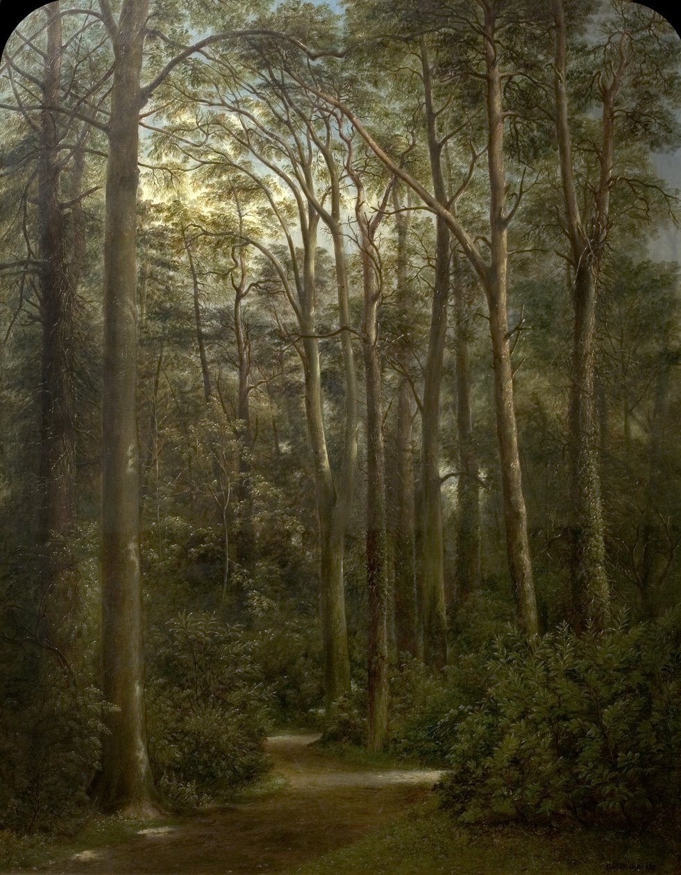 O deserto, 1857 de George Augustus Wallis
