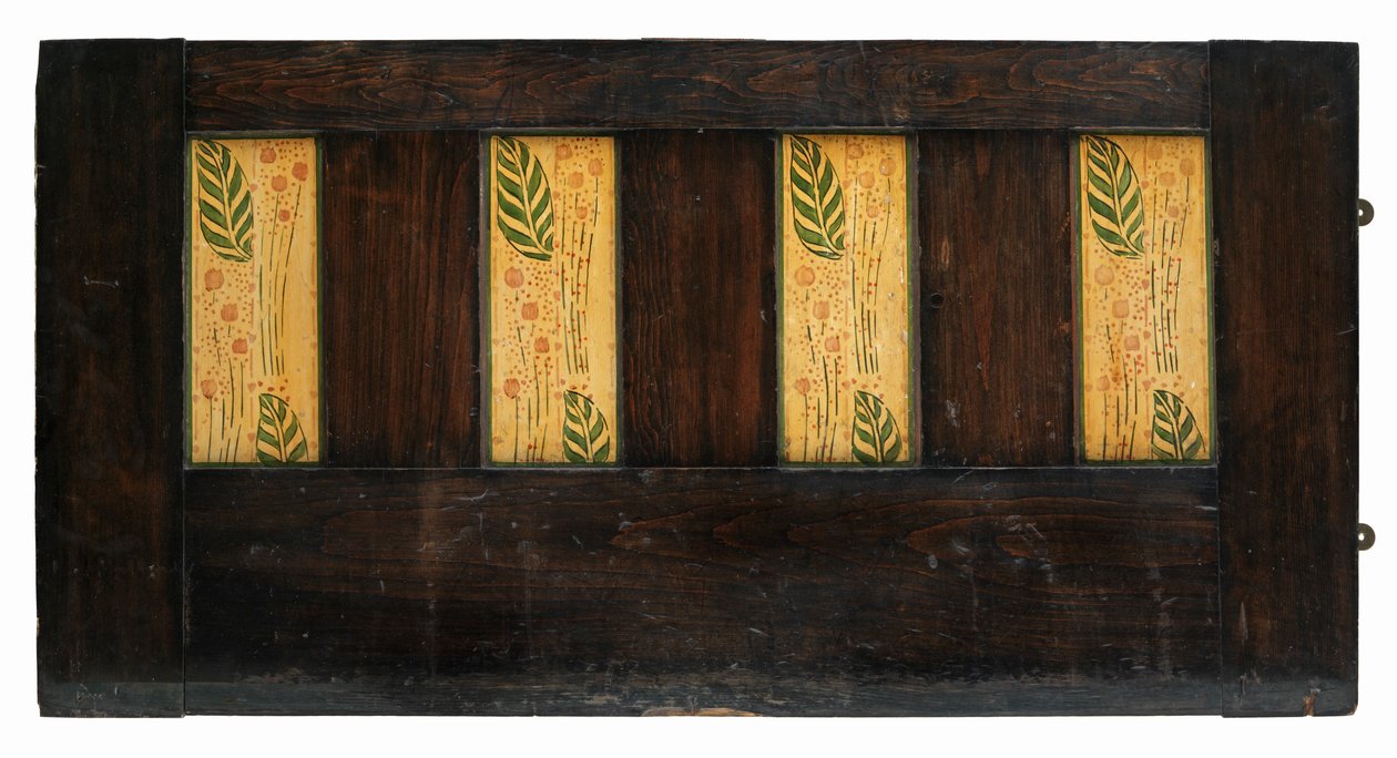 Painel decorativo de parede (carvalho pintado) de George Walton