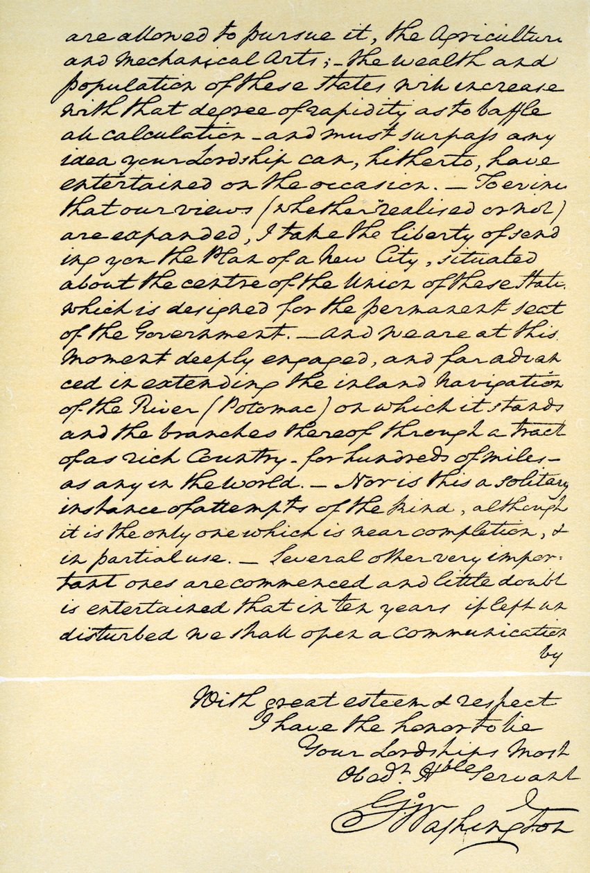 Carta de George Washington ao Conde de Buchan, Filadélfia, 22 de abril de 1793 de George Washington