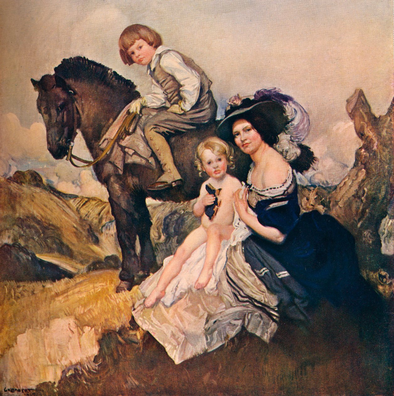 Grupo de retratos, 1908 de George Washington Lambert