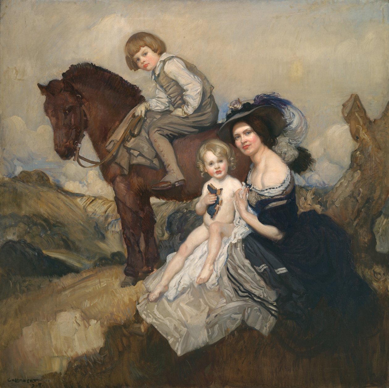 Grupo de retrato de George Washington Lambert
