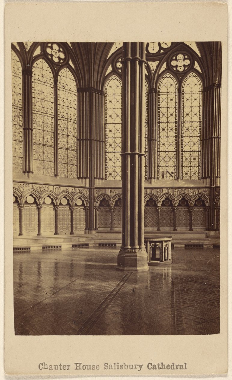 Casa do Capítulo. Catedral de Salisbury. de George Washington Wilson