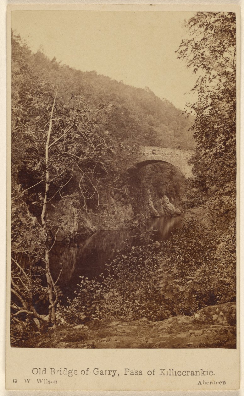 Ponte Velha de Garry, Passo de Killiecrankie. de George Washington Wilson