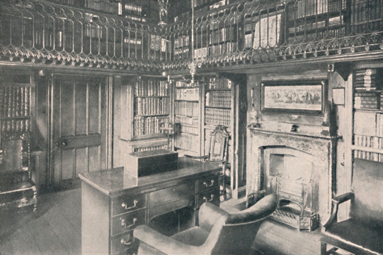 Estudo de Sir Walter Scotts, Abbotsford, 1904 de George Washington Wilson