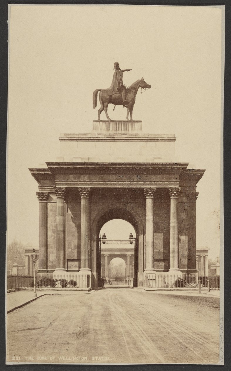 A estátua do Duque de Wellington de George Washington Wilson