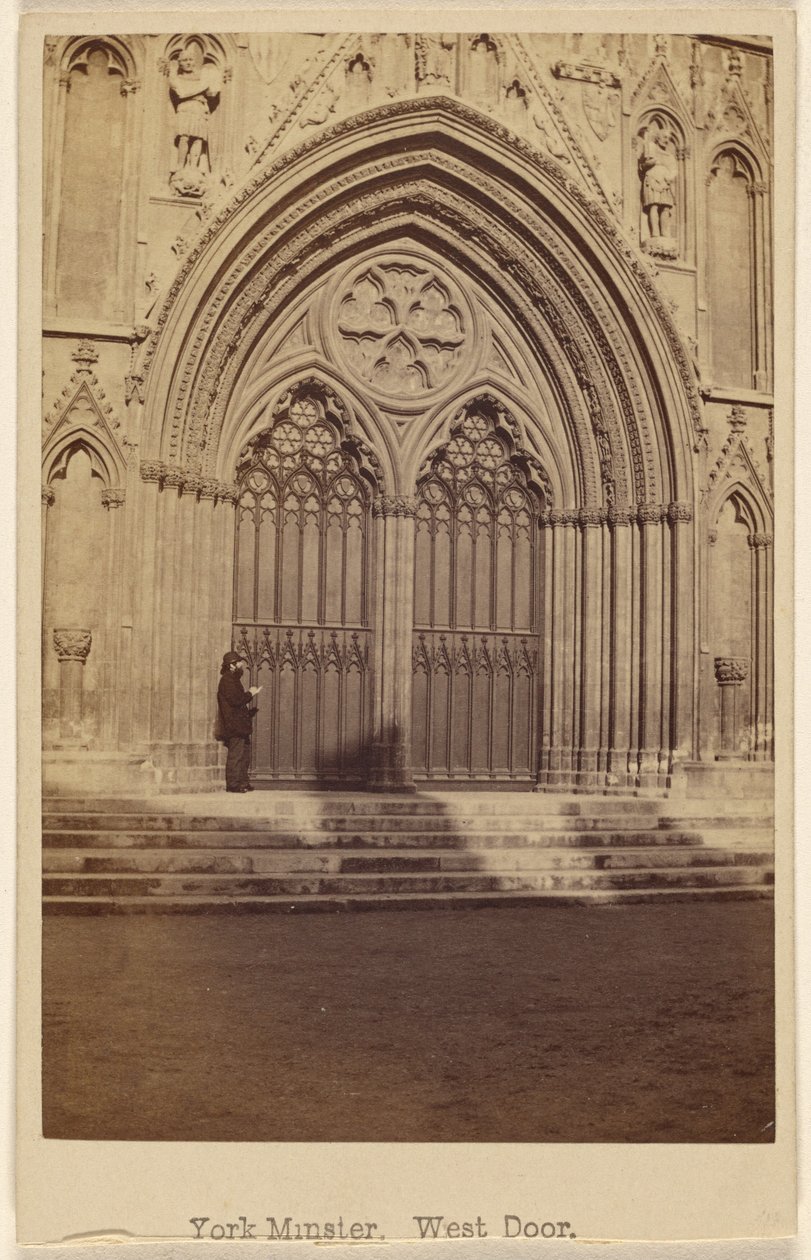 Catedral de York, portal ocidental de George Washington Wilson