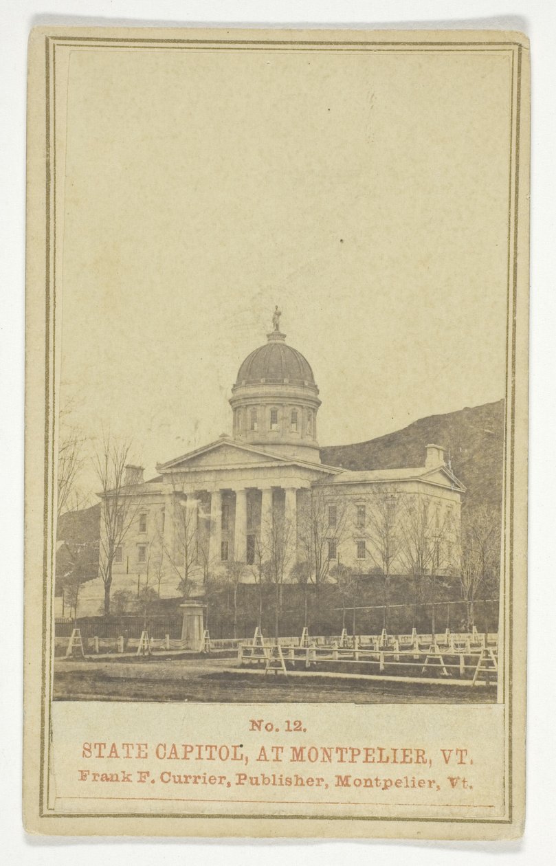 Capitólio do Estado em Montpelier, VT. de George Watson