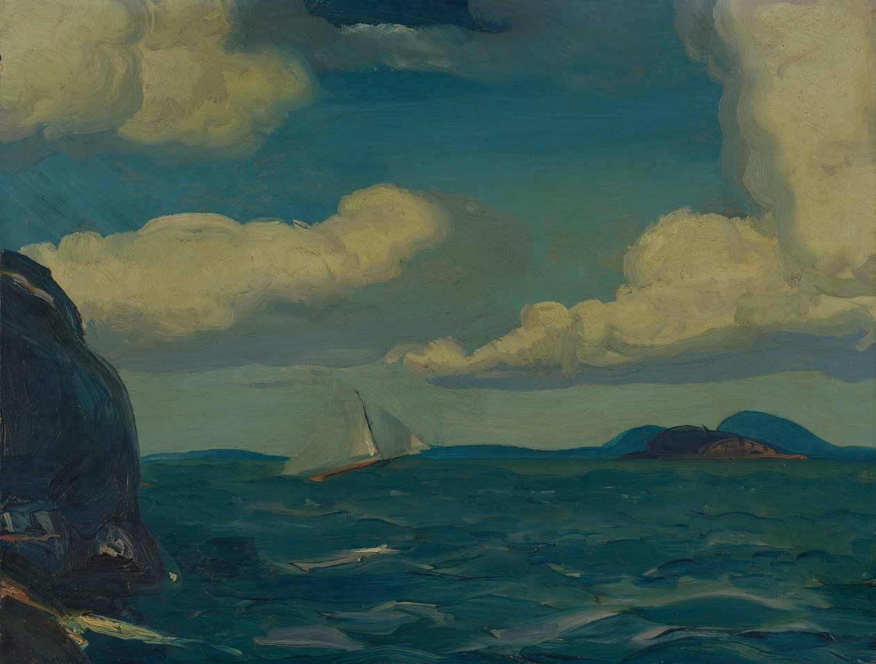 Uma brisa fresca de George Wesley Bellows