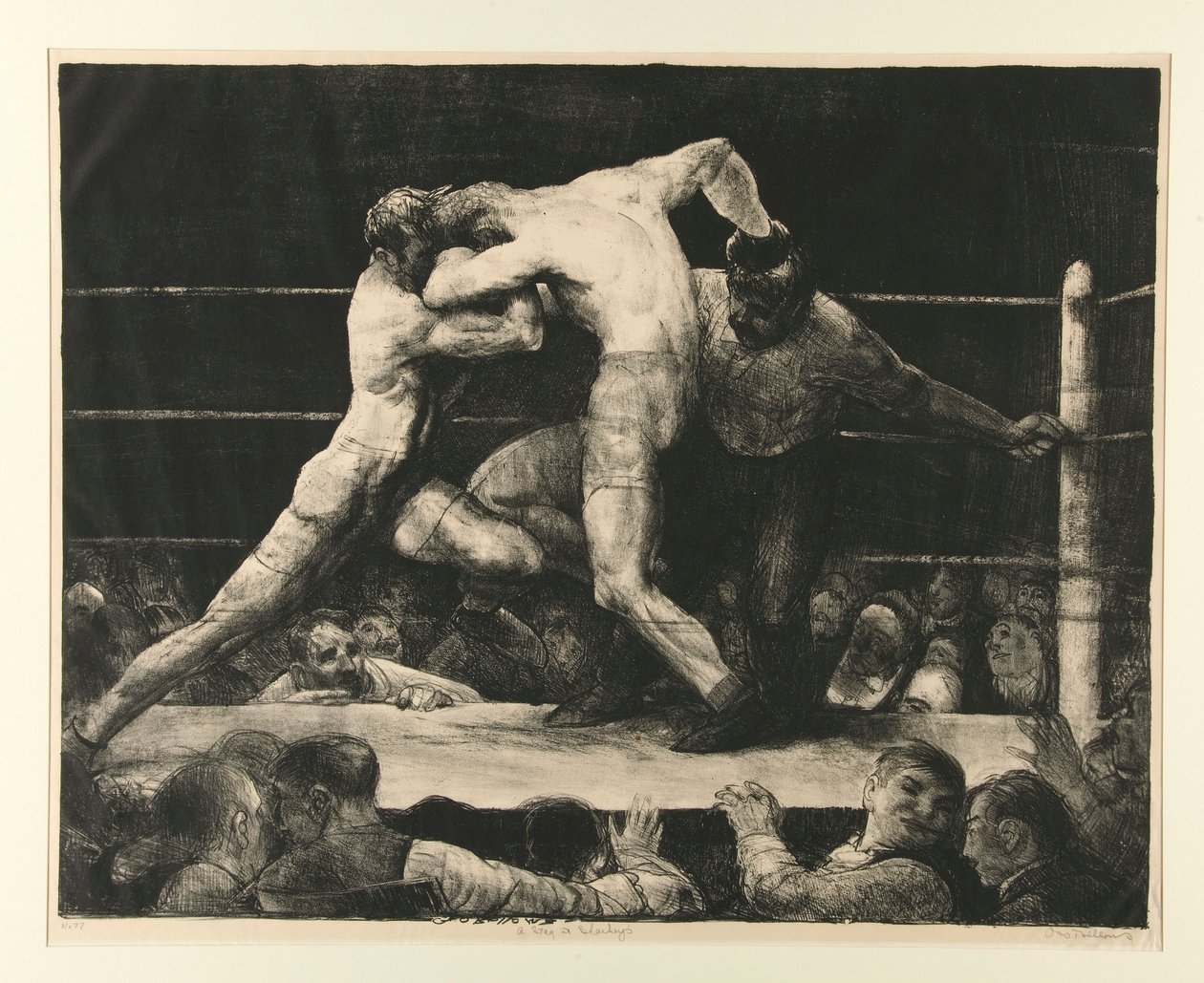 Um veado em Sharkey de George Wesley Bellows