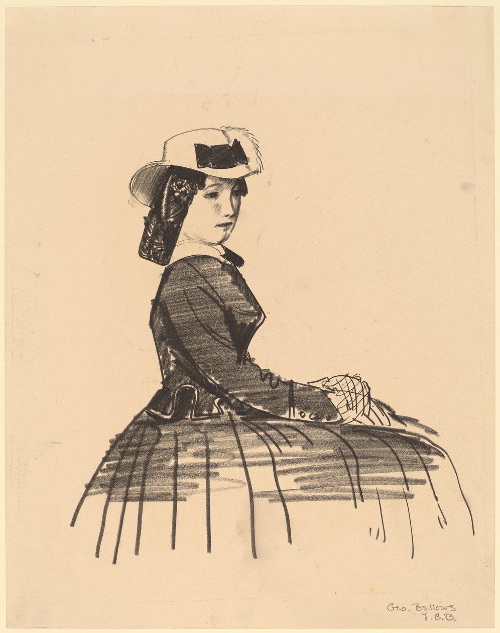 Uma garota irlandesa, 1922. de George Wesley Bellows