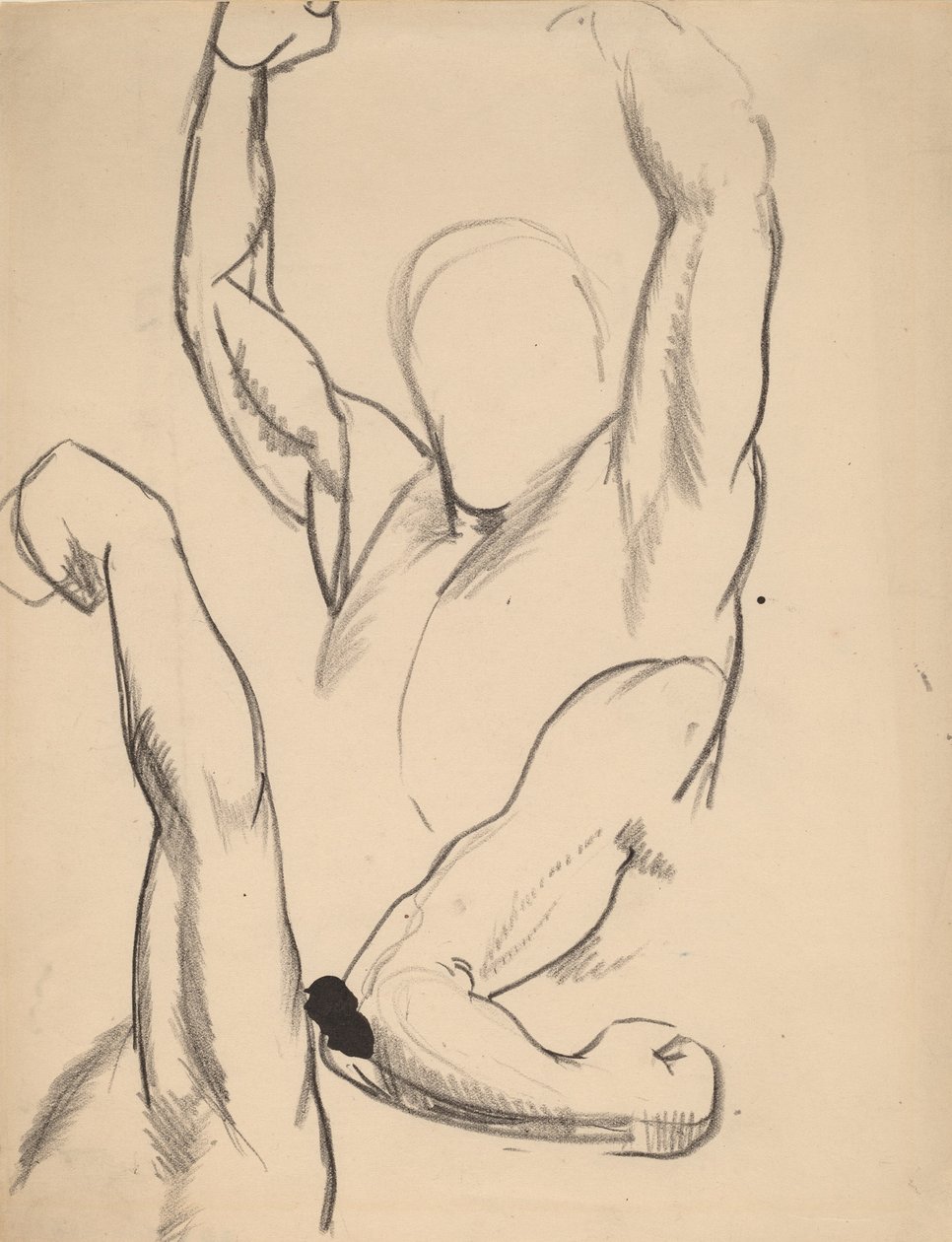 Braços de um boxeador, 1916. de George Wesley Bellows