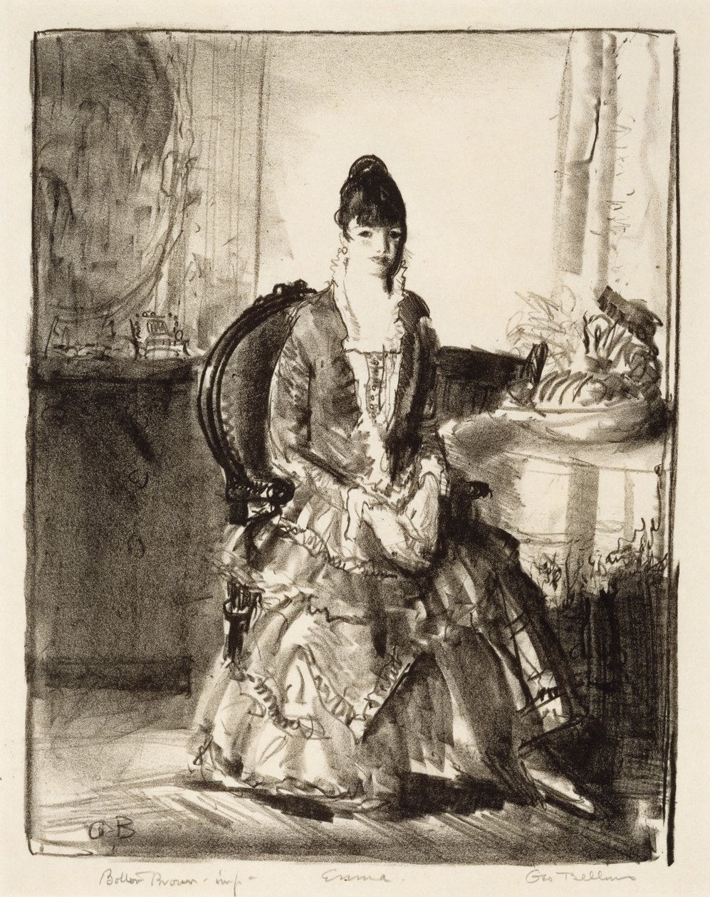 Arranjo, Emma in a Room de George Wesley Bellows