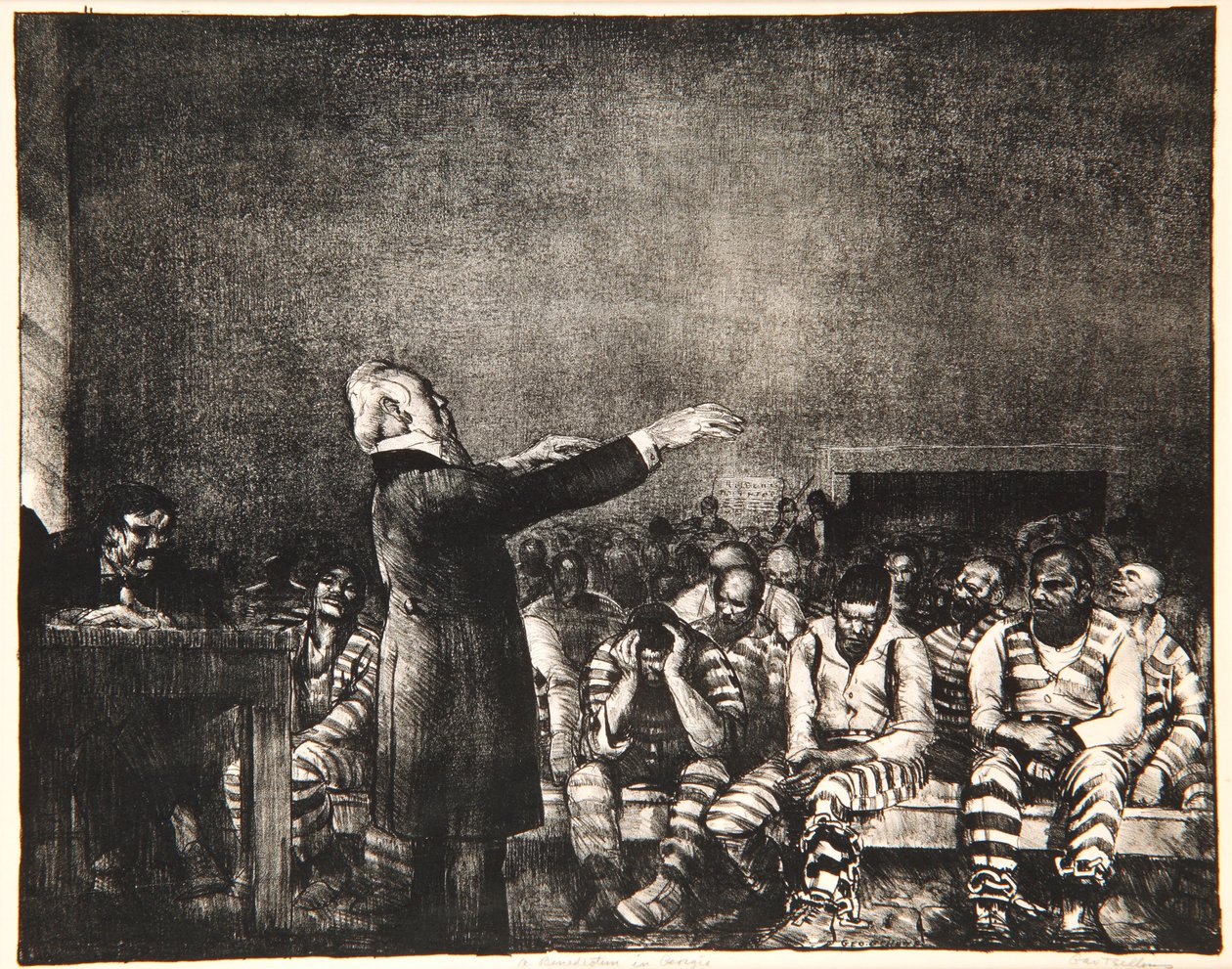 Bênção na Geórgia, 1916 de George Wesley Bellows