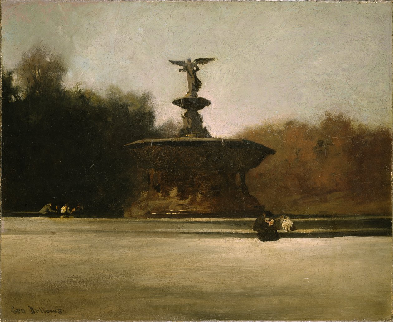 Fonte Bethesda (fonte no Central Park) de George Wesley Bellows