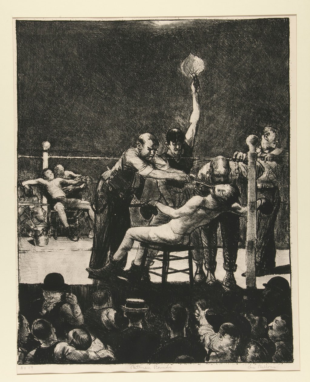 Entre as rodadas nº 1 de George Wesley Bellows