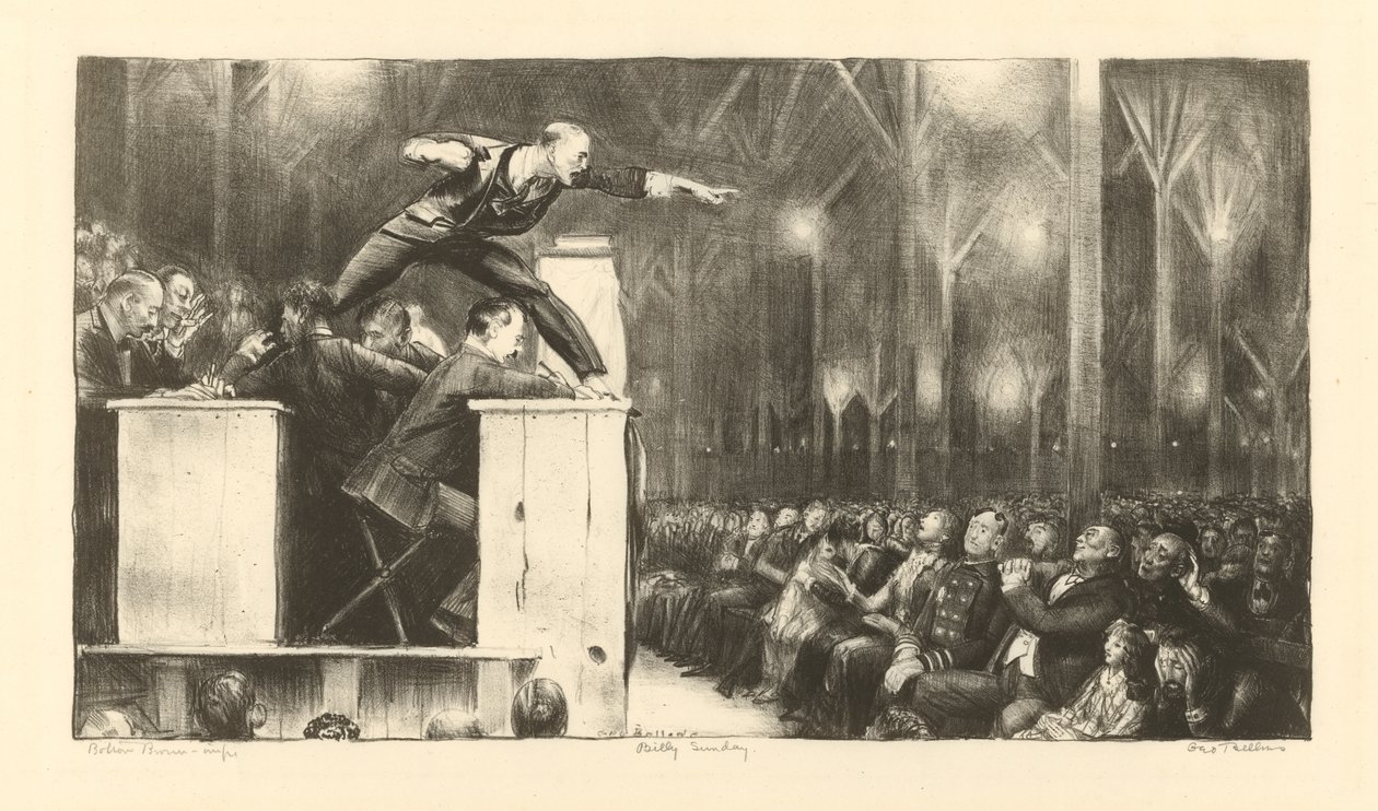 Billy Sunday de George Wesley Bellows