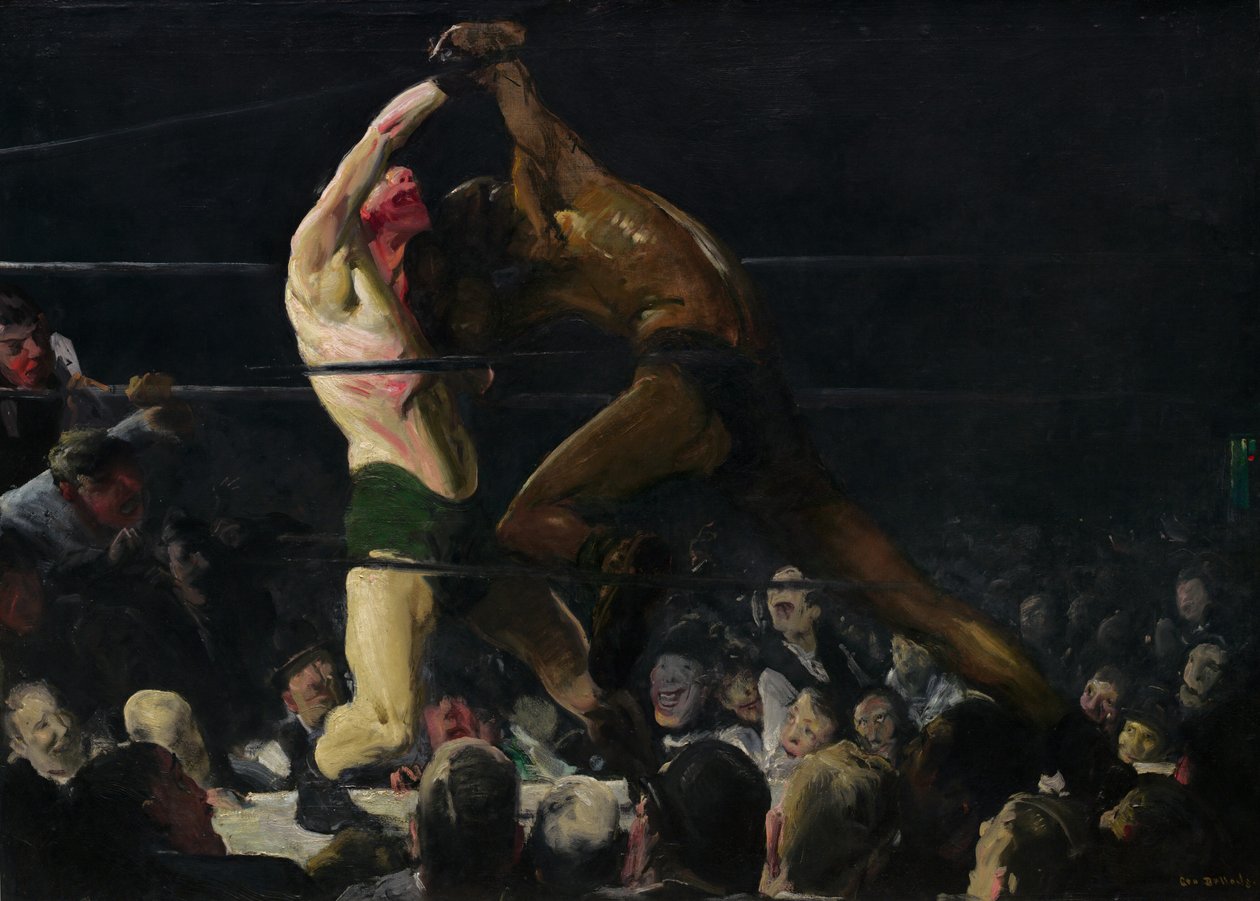 Ambos os membros deste clube, 1909. de George Wesley Bellows