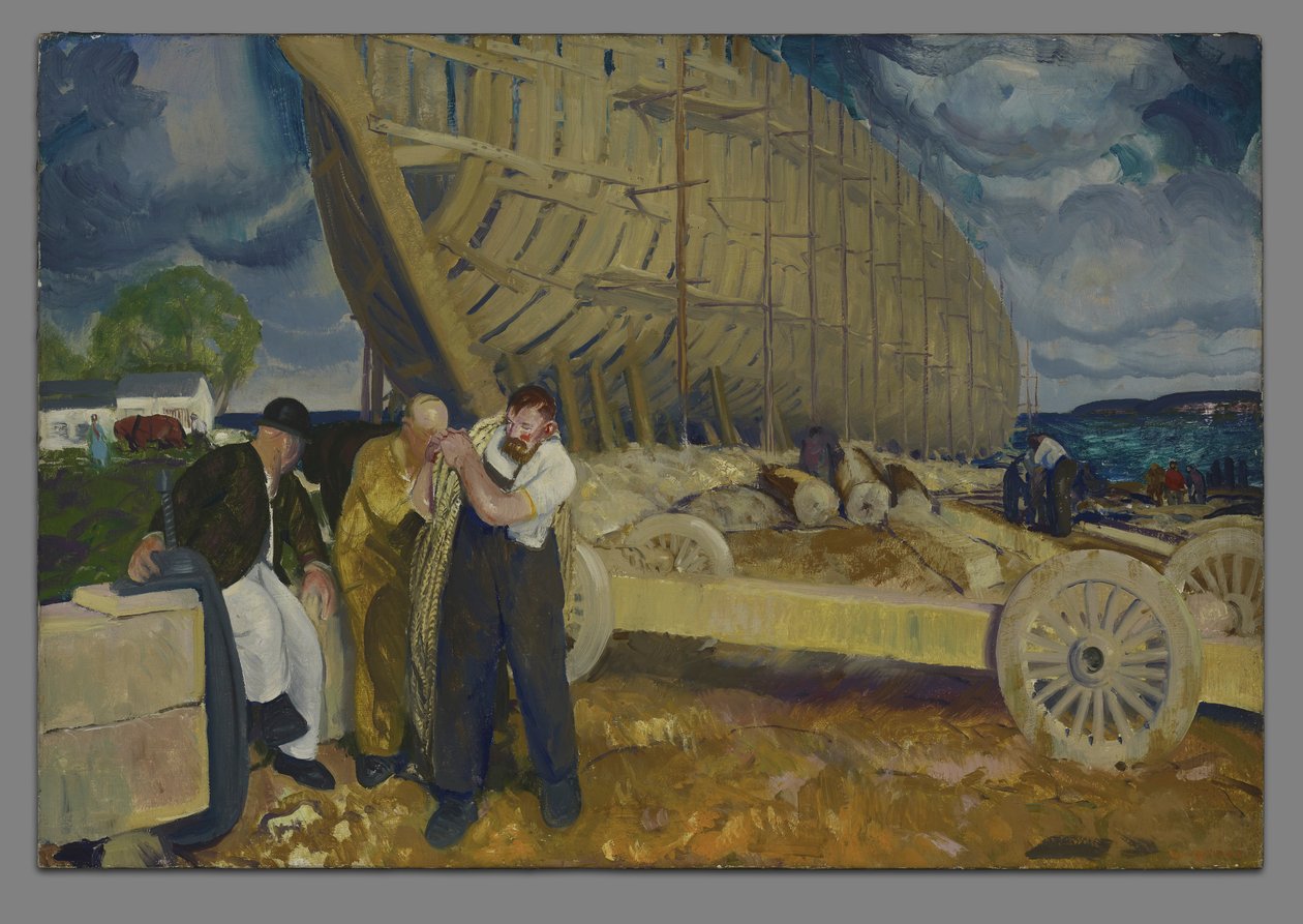 Construtores de Navios de George Wesley Bellows
