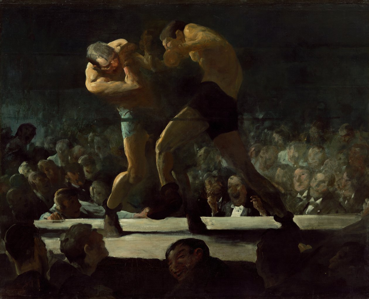 Noite do Clube, 1907. de George Wesley Bellows
