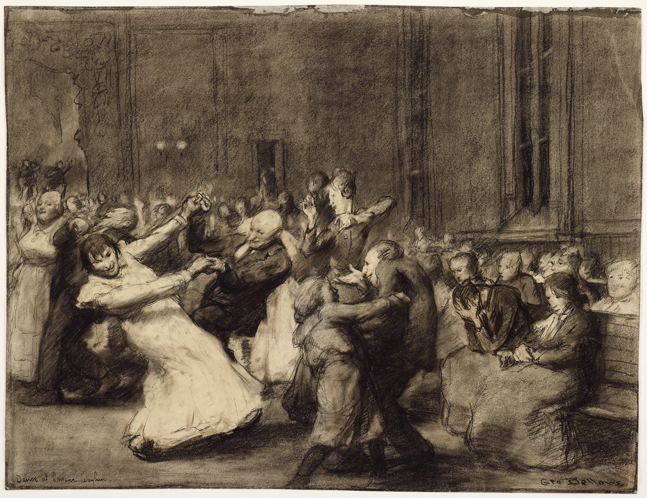 Dança no Insane Asylum de George Wesley Bellows