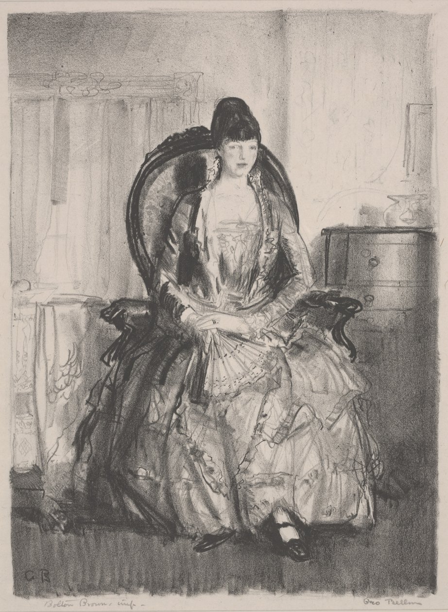 Emma em uma cadeira de George Wesley Bellows