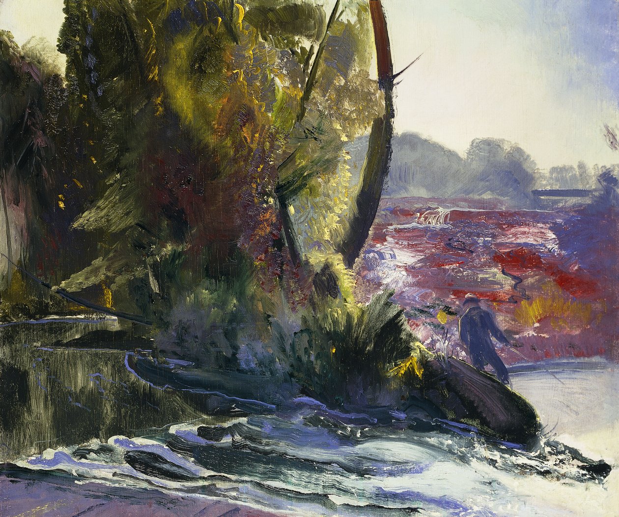 Pescador e Corrente, 1920 de George Wesley Bellows