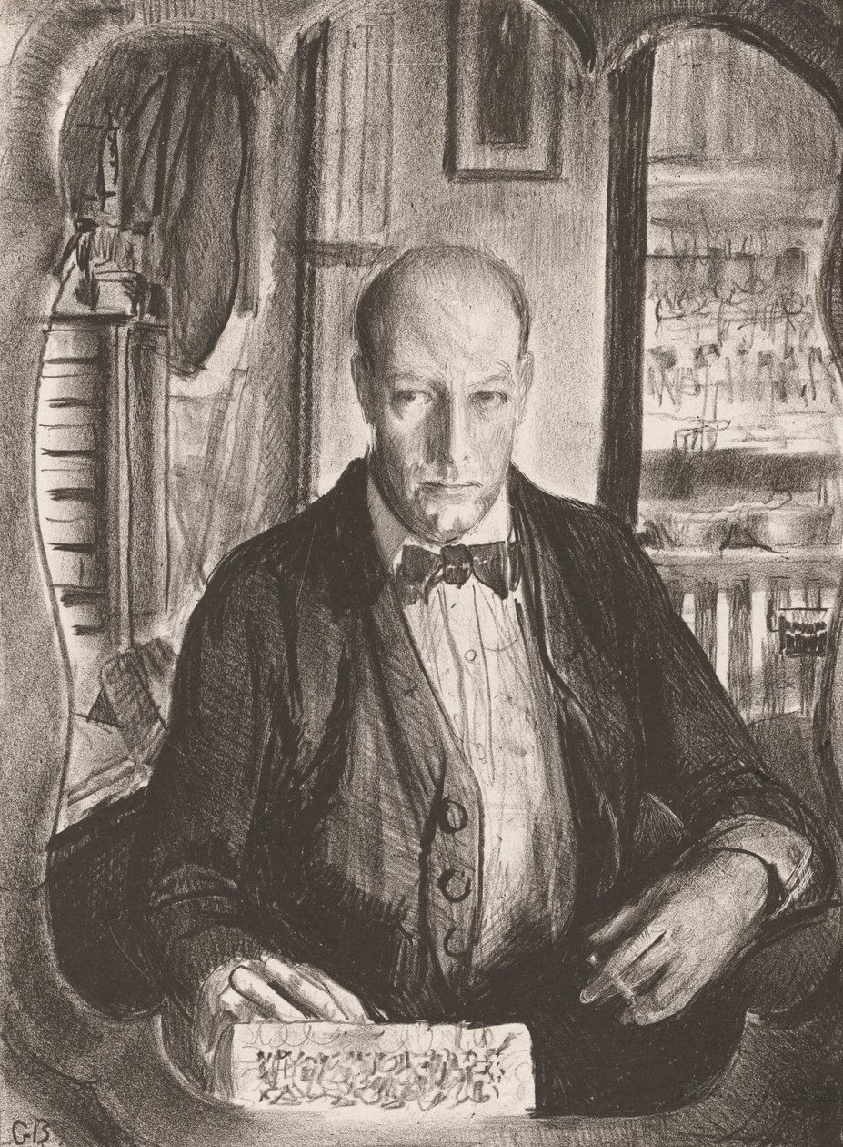 Autorretrato de George Wesley Bellows de George Wesley Bellows