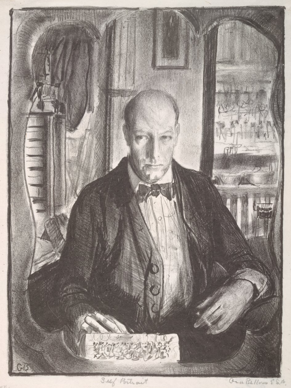Autorretrato de George Wesley Bellows de George Wesley Bellows