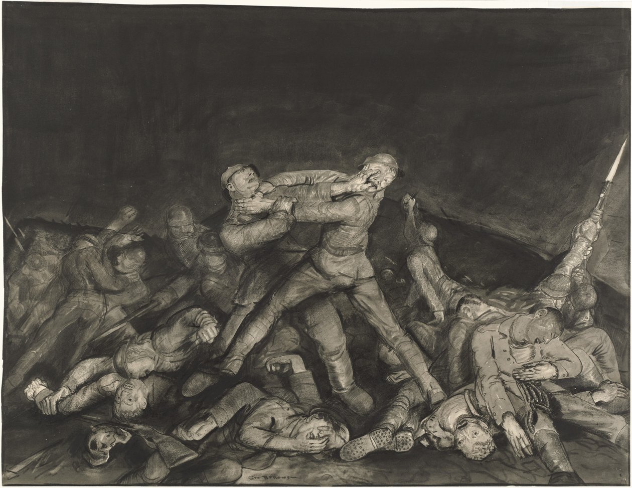 Fantasma do Sargento Pelly, 1918. de George Wesley Bellows