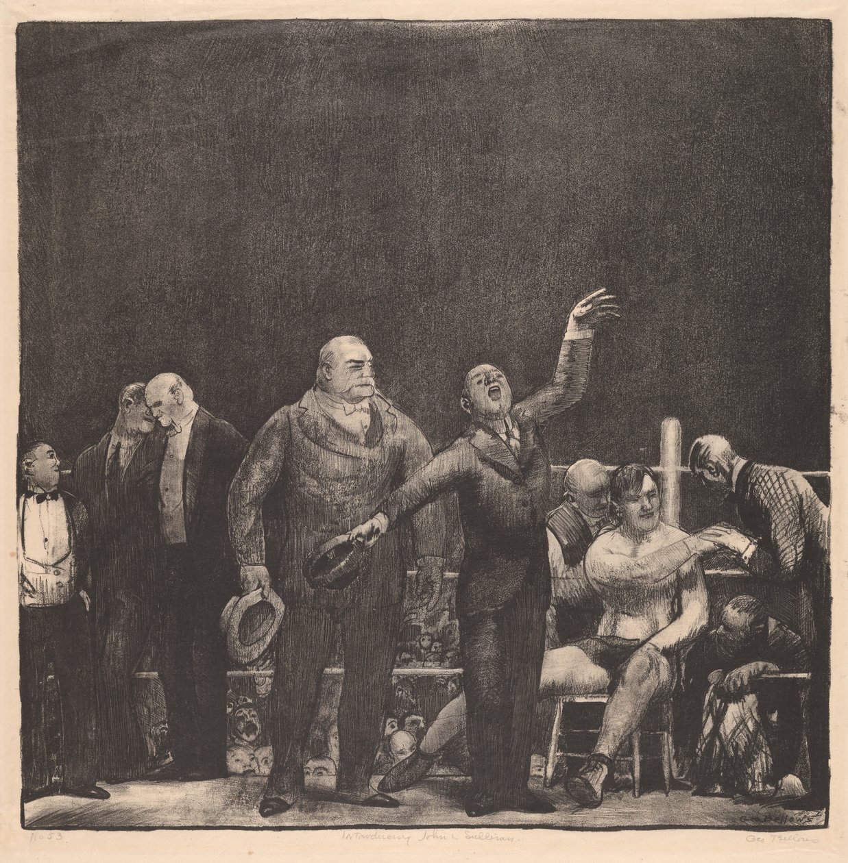 Apresentação de John L. Sullivan de George Wesley Bellows