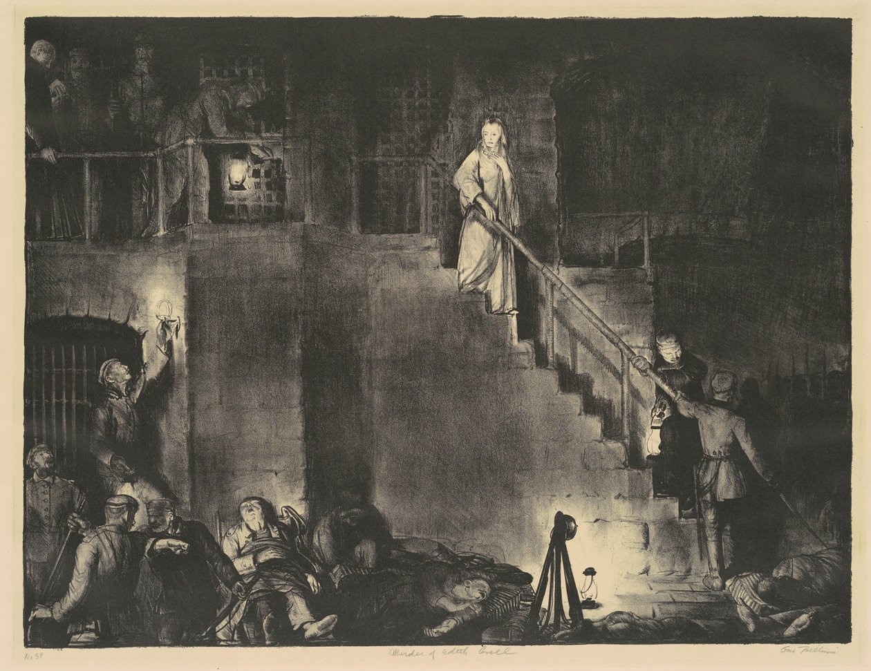 Assassinato de Edith Cavell de George Wesley Bellows