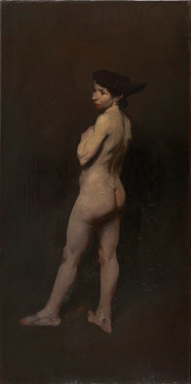 Nude, Miss Bentham, Nova York, 1906 de George Wesley Bellows