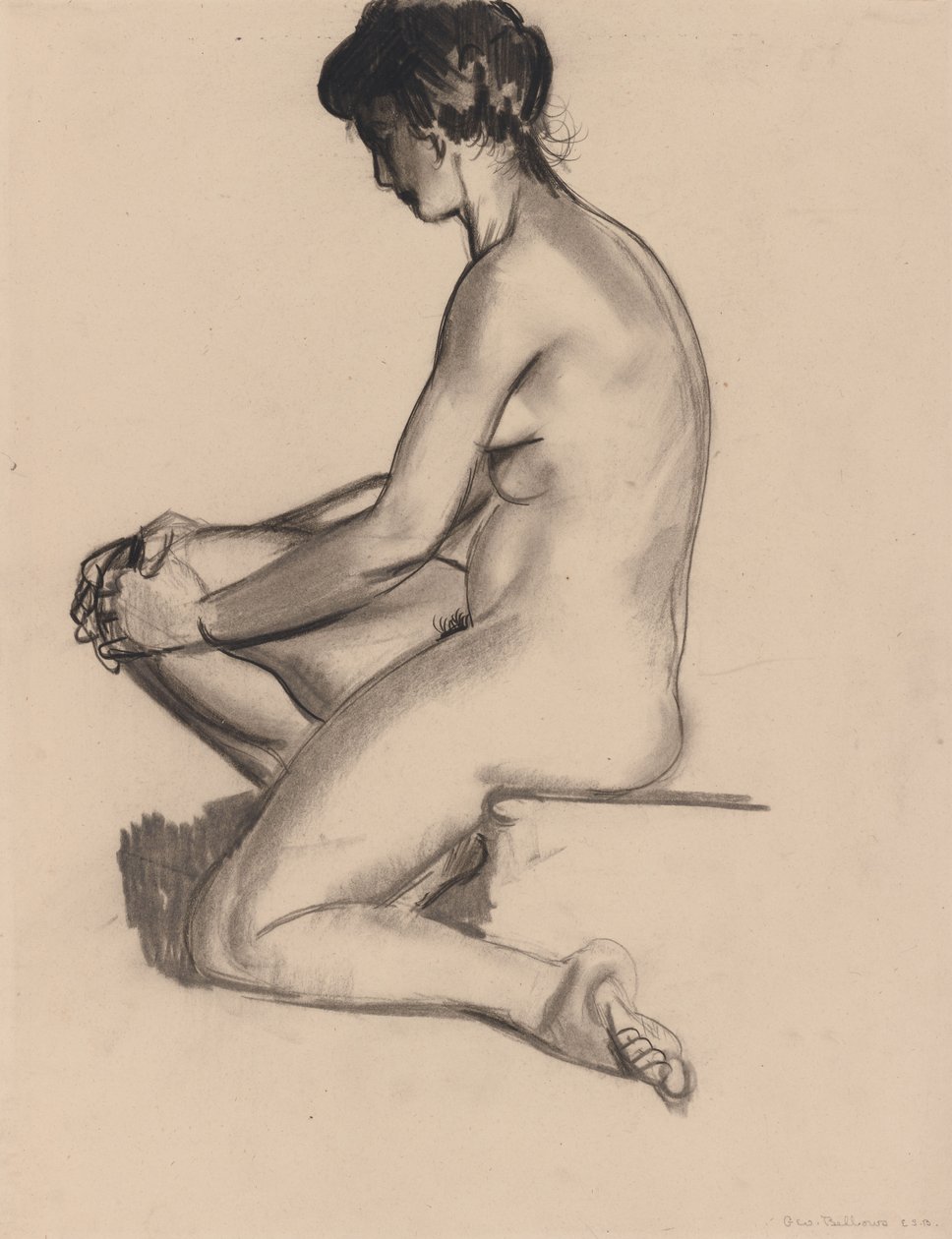 Mulher nua de George Wesley Bellows