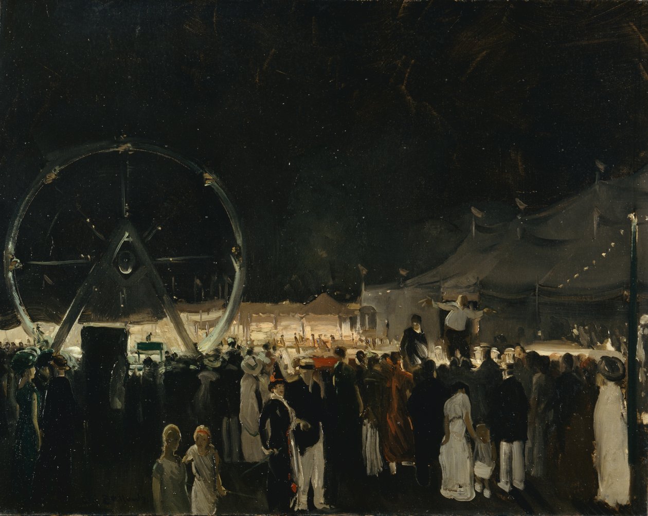 Fora da grande tenda, 1912 de George Wesley Bellows