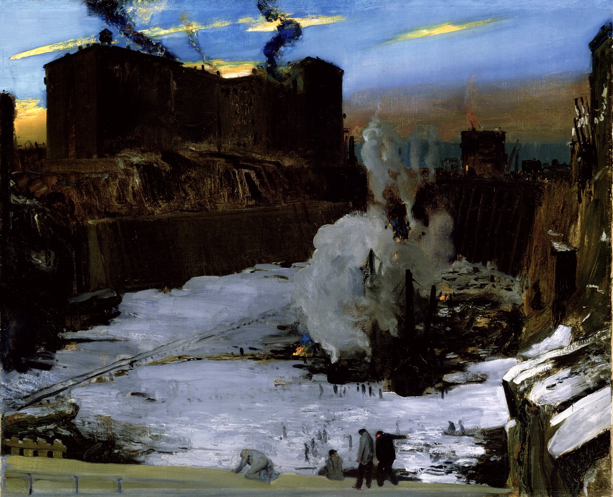 Escavação da Estação da Pensilvânia de George Wesley Bellows