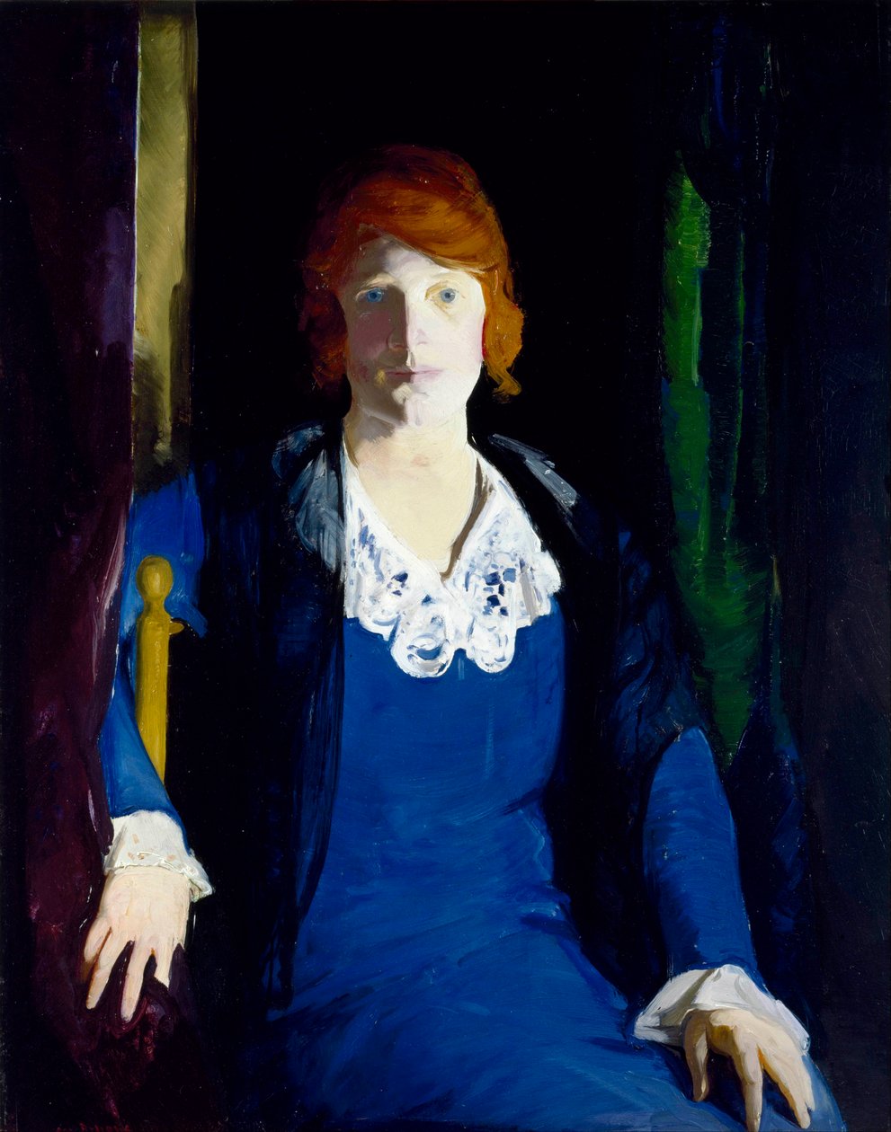 "Retrato de Florence Pierce" Peinture de George Bellows (1882-1925) 1914 - Óleo sobre madeira - 96,5x76,2 - Museum of Fine Arts, Houston de George Wesley Bellows